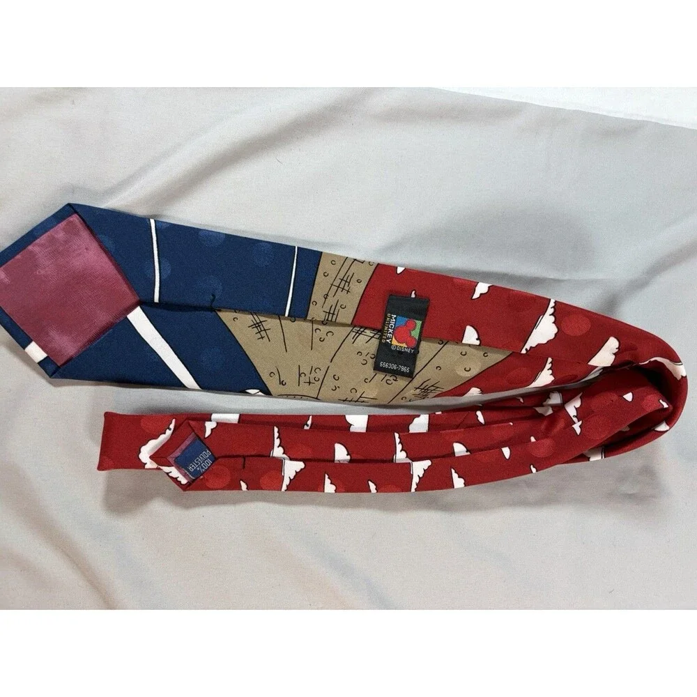 MICKEY Unlimited Men's Necktie SWEDEN Designer SPORTS SOCCER Multi-Color EUC